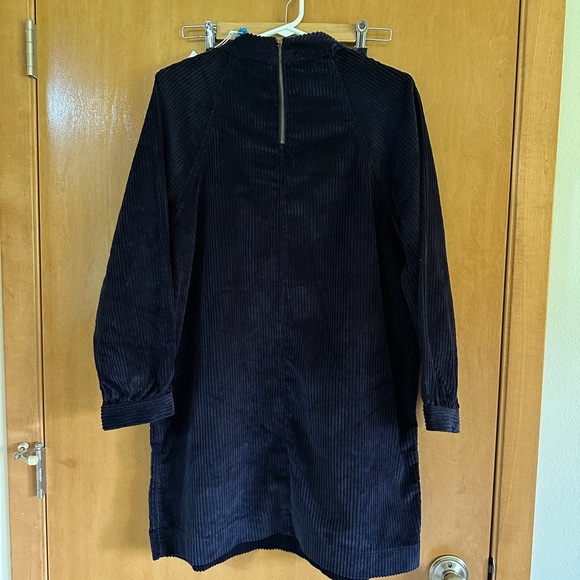 NWT M.I.H JEANS corduroy dark navy dress - Picture 7 of 9